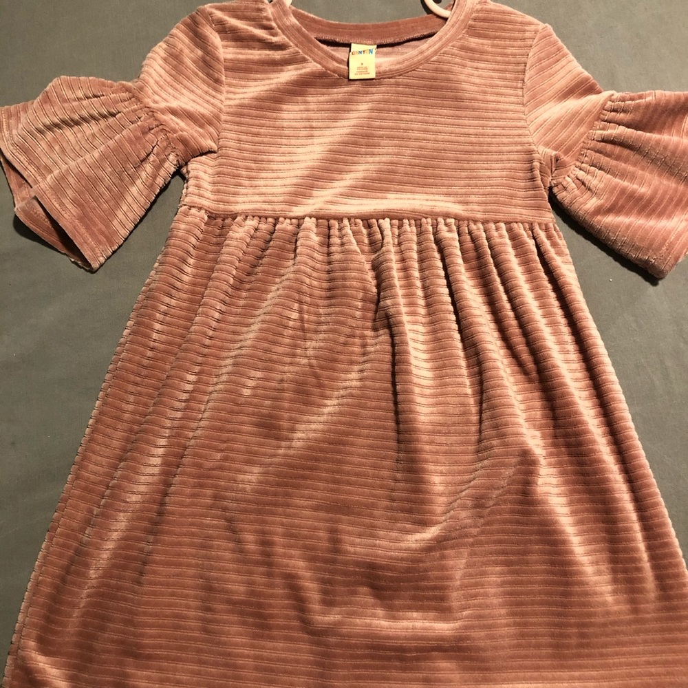 Harper Canyon Pink Velvet Dress